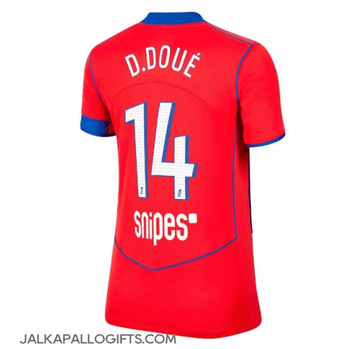 Paris Saint-Germain Desire Doue #14 Kolmaspaita Naiset 2025-26 Lyhythihainen